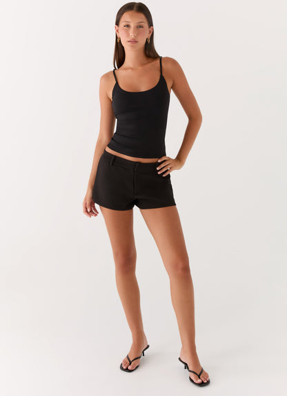 Freedom Mini Shorts - Black