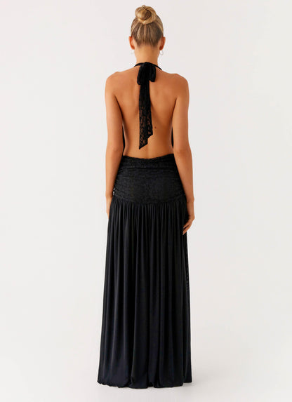 Full Attention Maxi Dress - Black