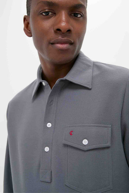 Blue Steel Long Sleeve Players Shirt