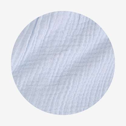 Halogen Blue Cotton Crinkle Bubble Romper