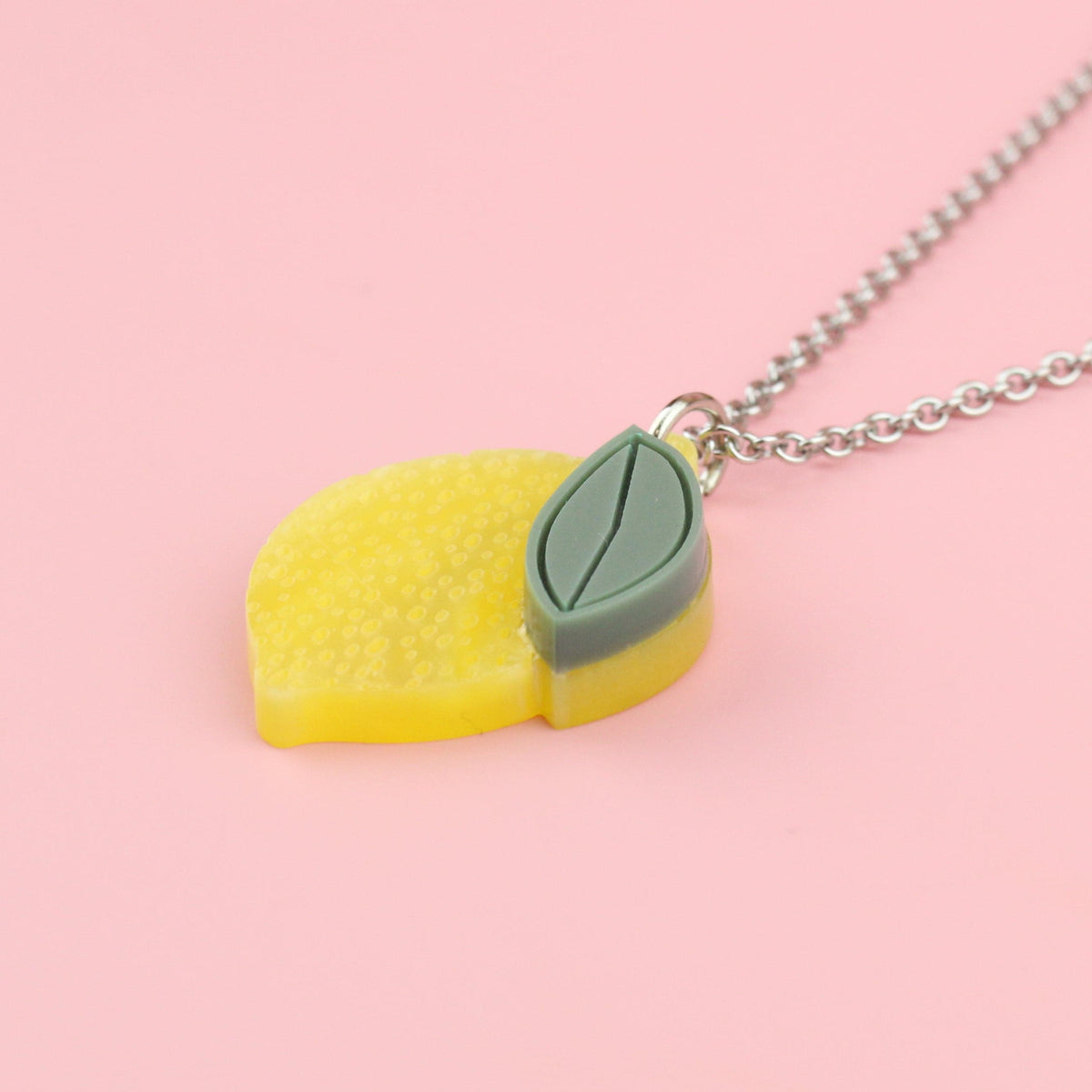 When Life Gives You Lemons Pendant Necklace
