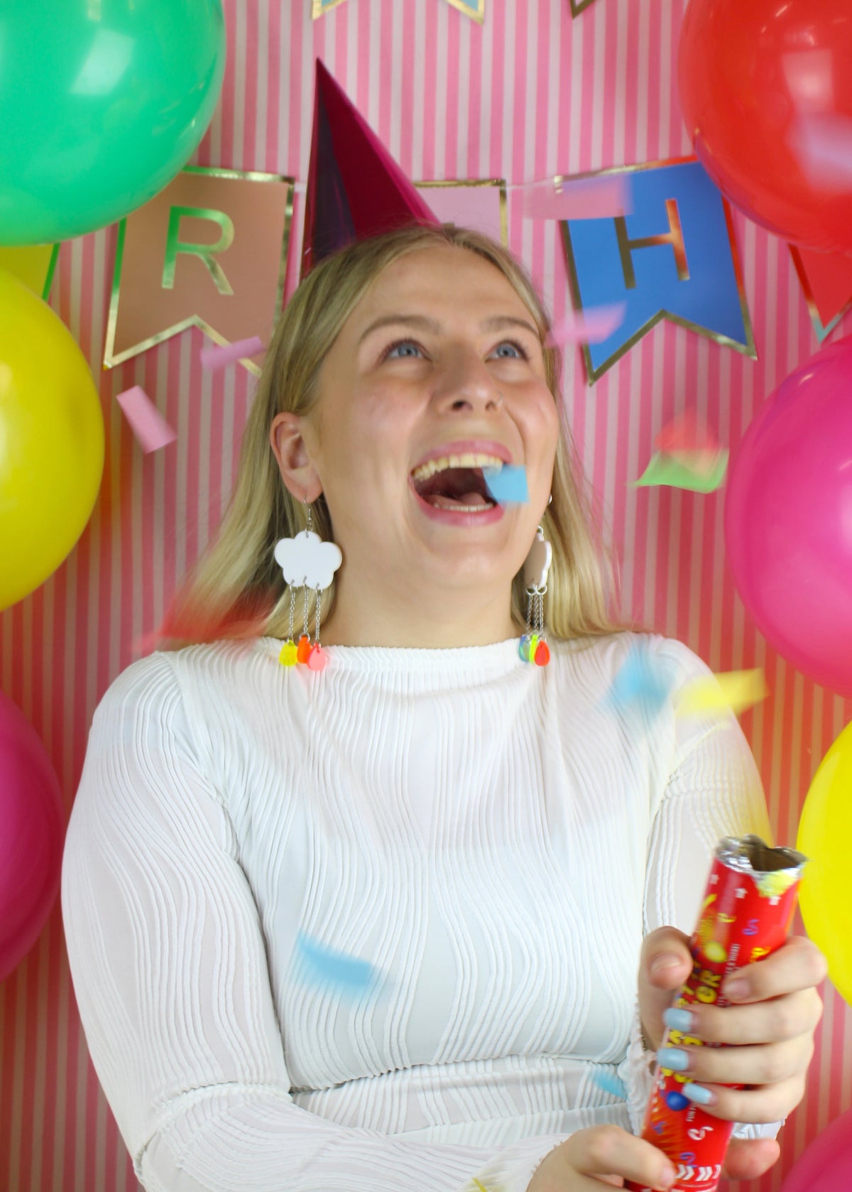 UV Acid Rain Earrings