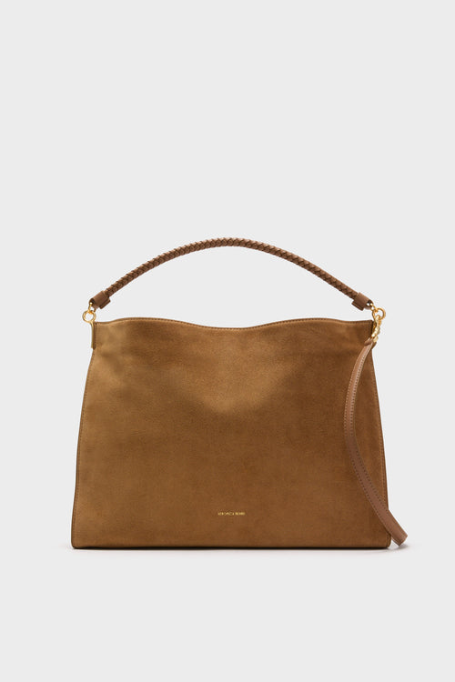Acorn Suede Veronica Beard Vida Hobo