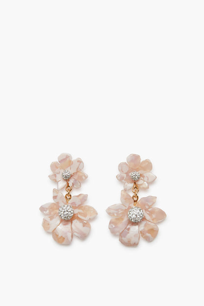 Blush Wallflower Drop Earrings