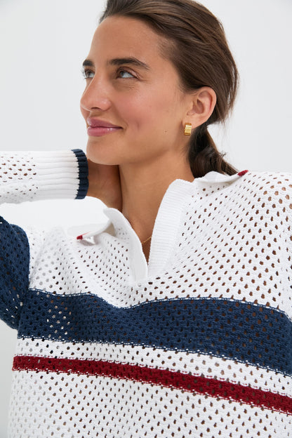 Americana Mesh Fischer Sweater