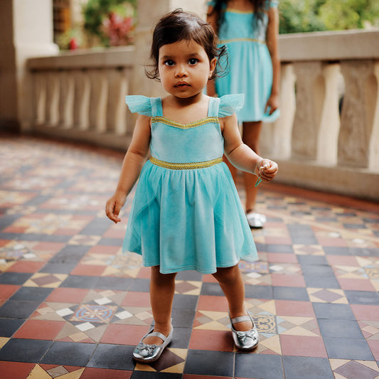 Disney Jasmine Velour Bodysuit Dress