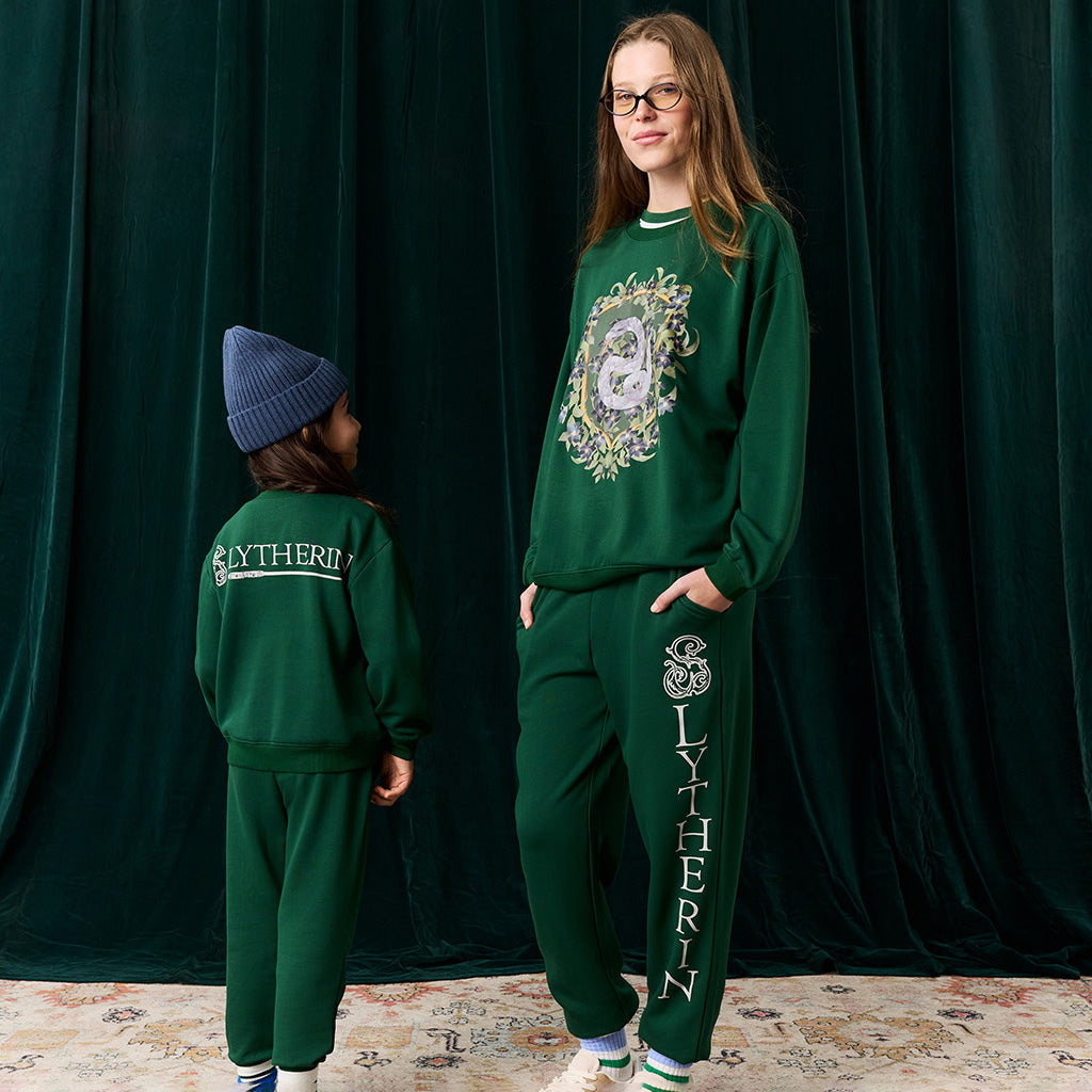 Slytherin Varsity League Women's Fleece Sweatshirt Jogger Set