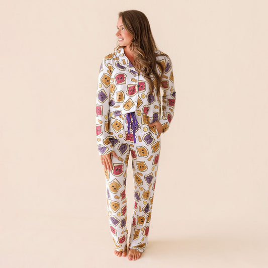 Peanut Butter Jelly Time Women's Luxe Pajama Pant Set