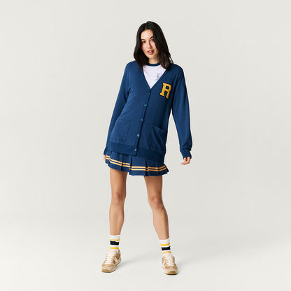 Ravenclaw Varsity League Women's French Terry Varsity Cardigan