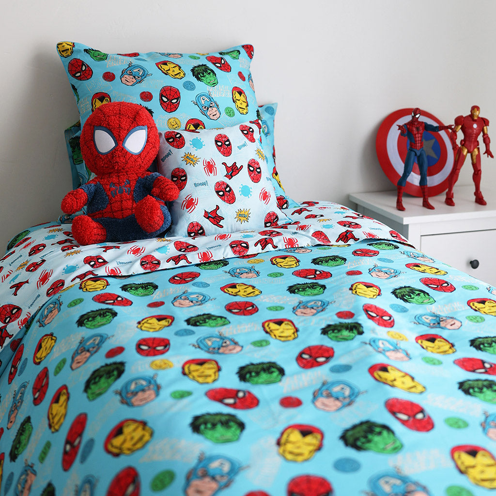 Marvel Heroes Reversible Duvet Cover