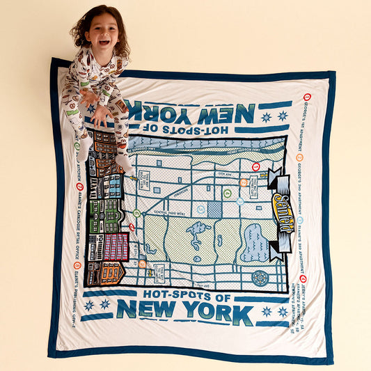 Seinfeld & Seinfeld Map Luxe Patoo® Blanket
