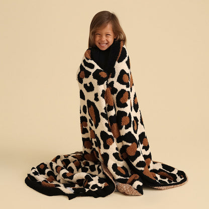 Lana Leopard Tan Grand Cuddle Patoo® Blanket