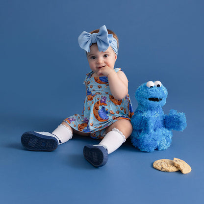 Care Bears™ Share Bear & Cookie Monster Bow Babydoll Bodysuit Dress