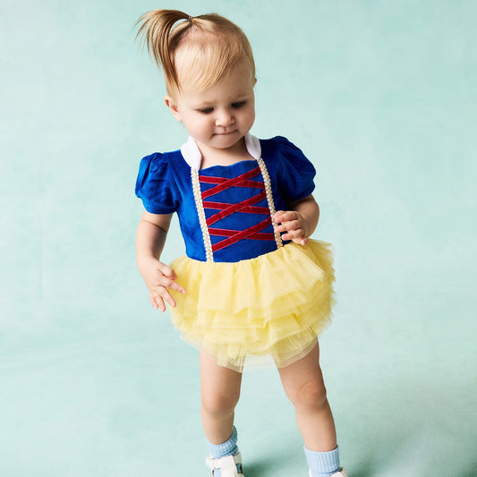 Disney Snow White Velour Bodysuit Dress