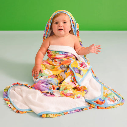 Care Bears™ x Sesame Friends Ruffled Hooded Towel