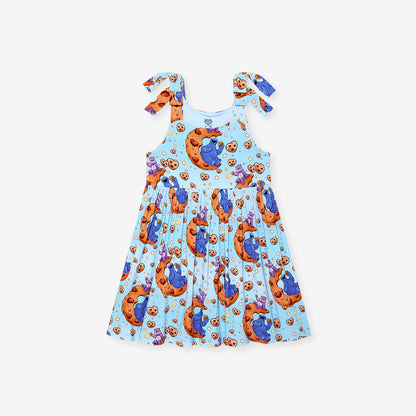 Care Bears™ Share Bear & Cookie Monster Bow Babydoll Dress