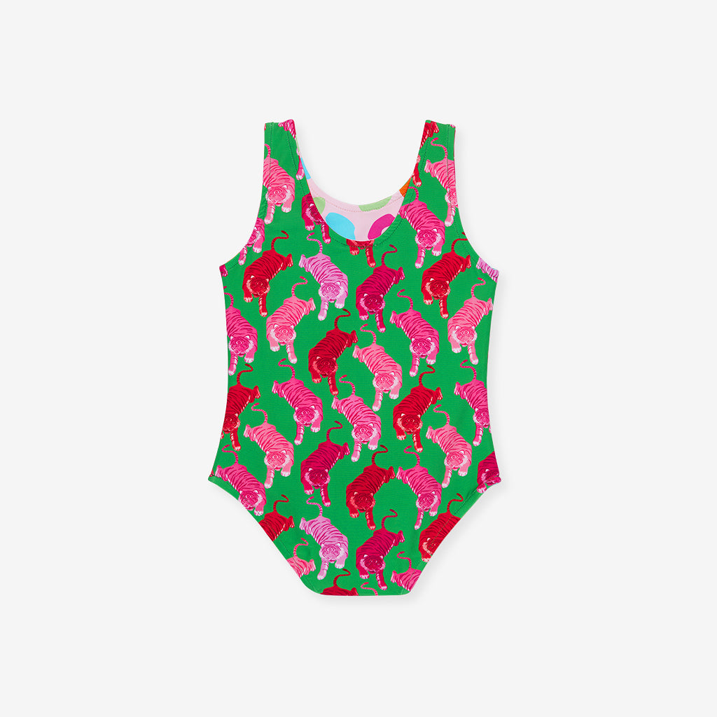 Le Tigre Green Reversible One Piece Swimsuit