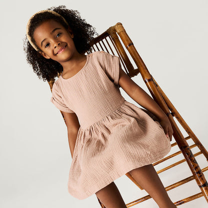 Macchiato Cotton Crinkle Dress
