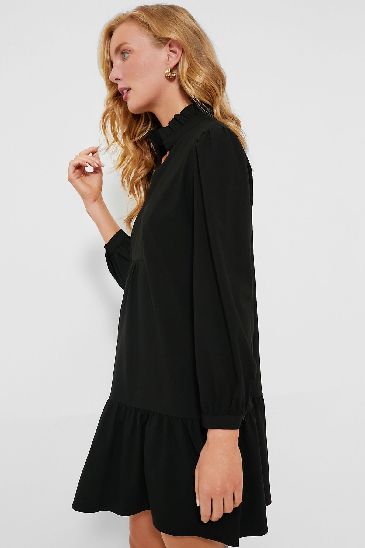 Black Crepe Palmerston Dress