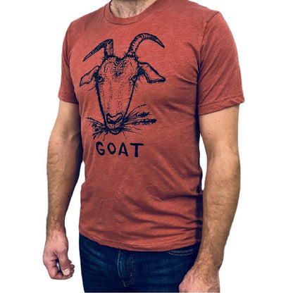 Adult Crew Neck - Goat Rust Tee (S - 2X) by Slow Loris