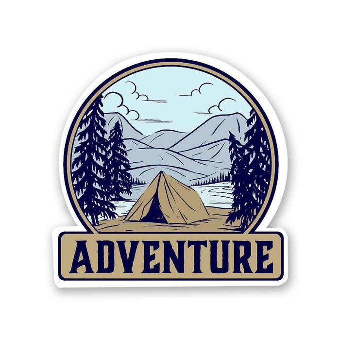 Adventure - Camping Sticker - Stickers | STICK IT UP