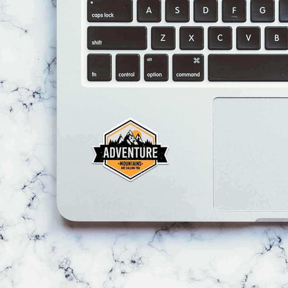 Adventure Mountains Are Calling Sticker - Stickers | STICK IT UP