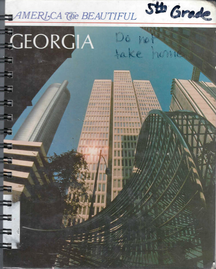America the Beautiful / Georgia (writing on cover)
