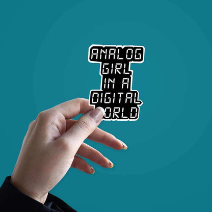Analog Girl Sticker - Stickers | STICK IT UP