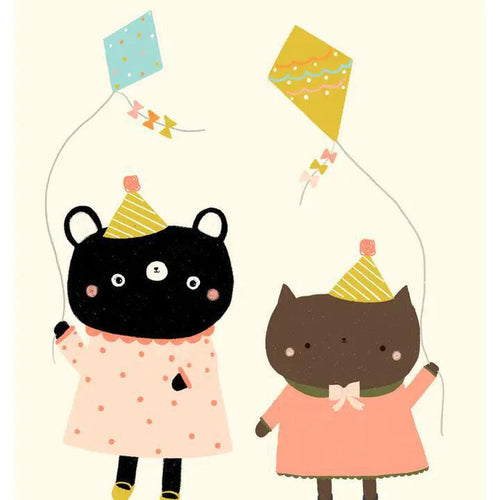 Art Print - 8x10 - Let's Fly a Kite by Chet and Dot
