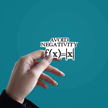 Avoid Negativity Sticker - Stickers | STICK IT UP