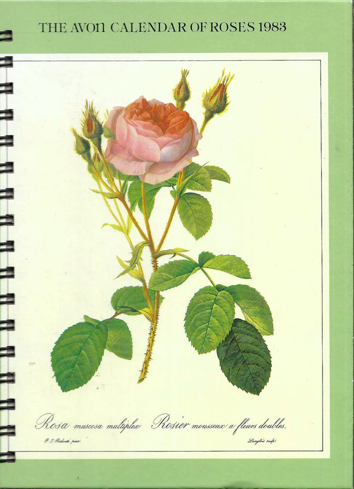 Avon Calendar of Roses 1983