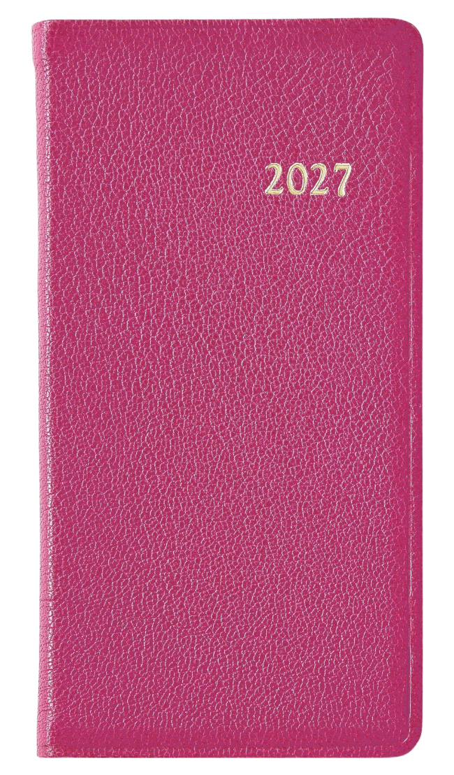 Azalea Goatskin 2027 Pocket Datebook