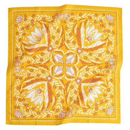 Bandana - Antonia (Gold Floral) by Handker Bandanas