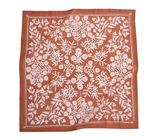 Bandana - Terra (Copper Floral) by Handker Bandanas