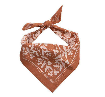 Bandana - Terra (Copper Floral) by Handker Bandanas