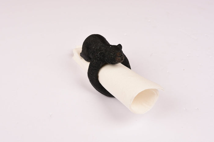 Bear Napkin Rings, Rustic Tabletop Decor for Dining and Parties