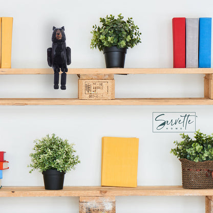 Bear Shelf Sitters with Dangling Legs