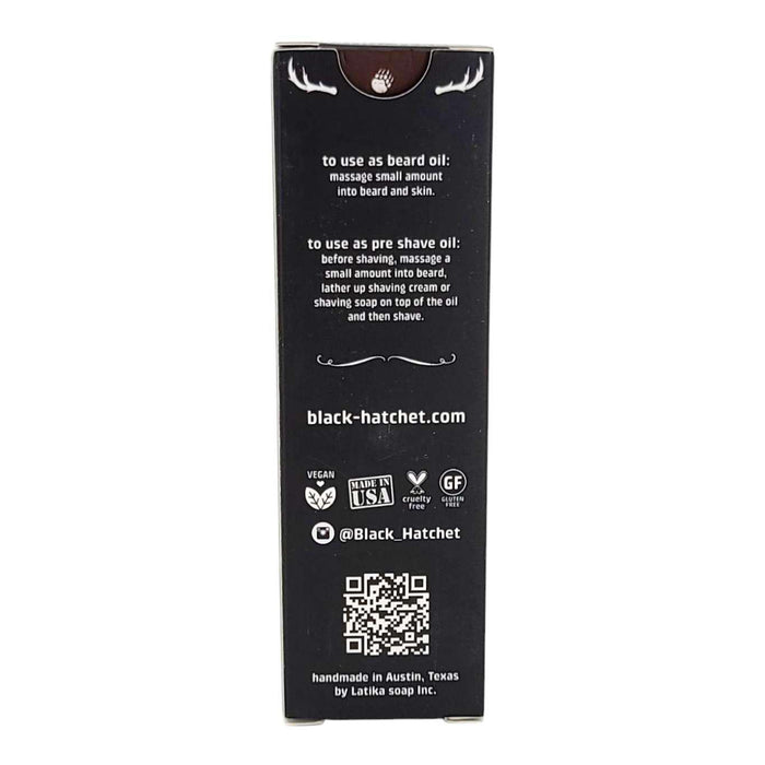 Beard Oil - Black Hatchet (Rosemary, Eucalyptus & Spruce) by Latika Beauty