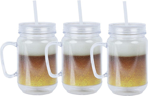 Beer Mason Jar - Set of 3
