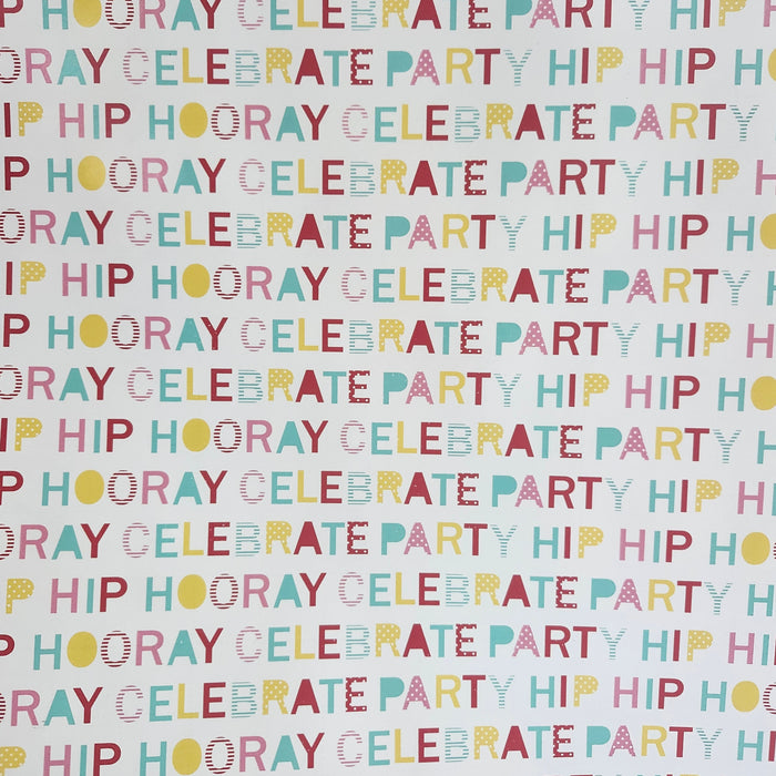 Birthday Blocks Wrapping Paper