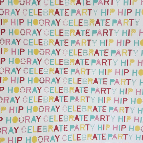 Birthday Blocks Wrapping Paper
