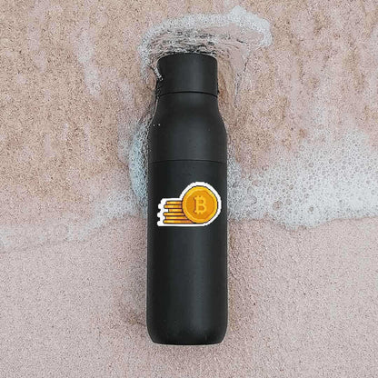 Bitcoin Pixel Sticker - Stickers | STICK IT UP
