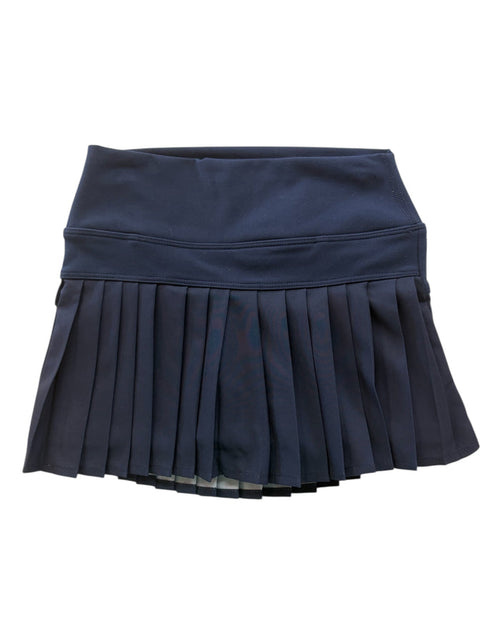 Blended Spirit- Navy Athletic Pleated Skirt