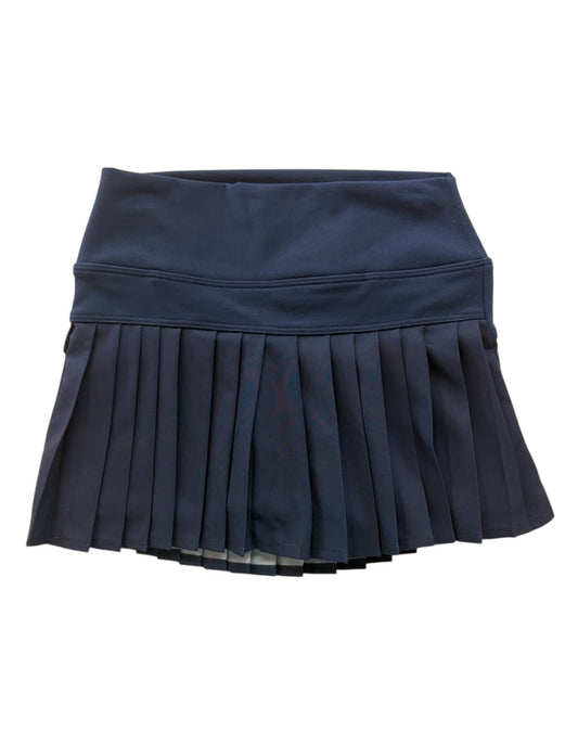 Blended Spirit- Navy Athletic Pleated Skirt