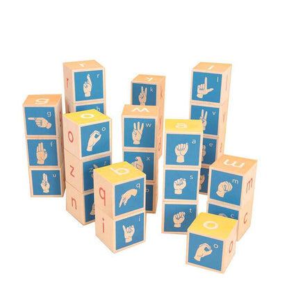 Blocks - American Sign Language (Set of 28) by Uncle Goose