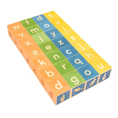 Blocks - American Sign Language (Set of 28) by Uncle Goose
