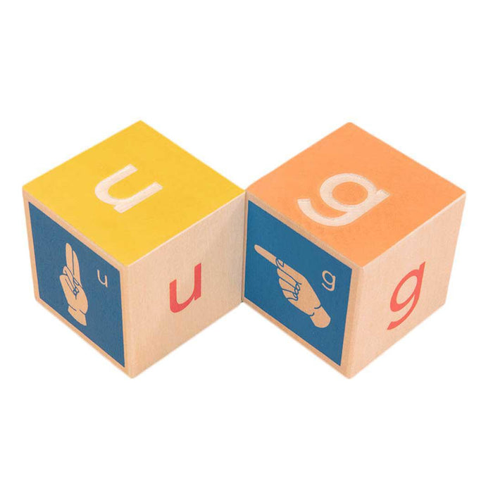 Blocks - American Sign Language (Set of 28) by Uncle Goose