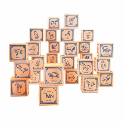 Blocks - Classic ABC with Canvas Bag (Set of 28) by Uncle Goose