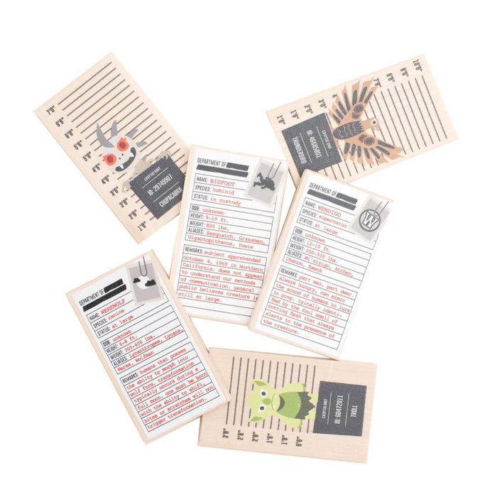 Blocks - Cryptid Case File Chip Blocks (Set of 24) by Uncle Goose