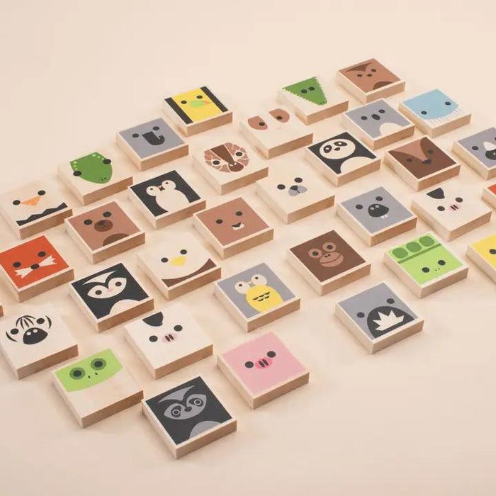 Blocks - Cubelings Memory Game Blocks (Set of 64) by Uncle Goose